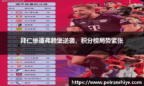 拜仁惨遭弗赖堡逆袭，积分榜局势紧张