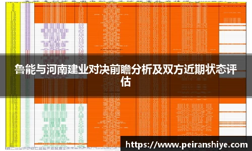 鲁能与河南建业对决前瞻分析及双方近期状态评估